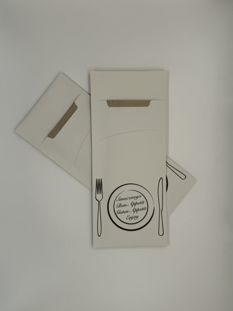 100% Eco Etui na sztućce Pochetto 520 szt 100% Eco Etui na sztućce Pochetto 520 szt