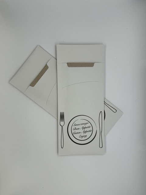 100% Eco Etui na sztućce Pochetto 520 szt 100% Eco Etui na sztućce Pochetto 520 szt