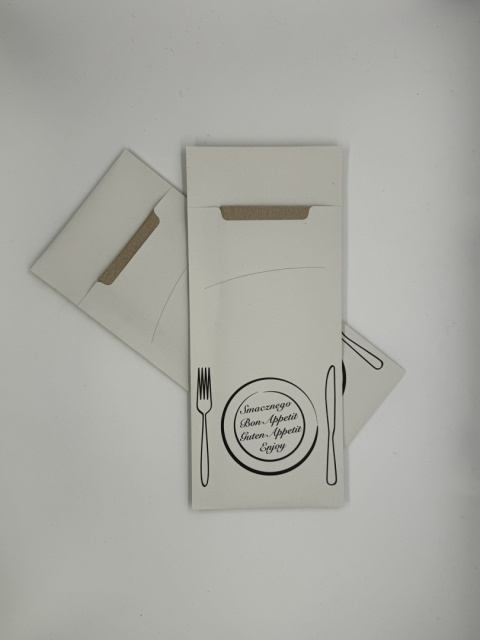 100% Eco Etui na sztućce Pochetto 520 szt 100% Eco Etui na sztućce Pochetto 520 szt
